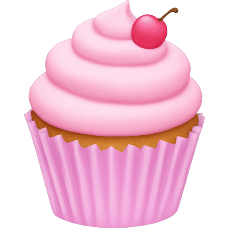 pastel pink cupcake emoji