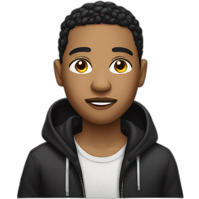 rapper mixed race emoji