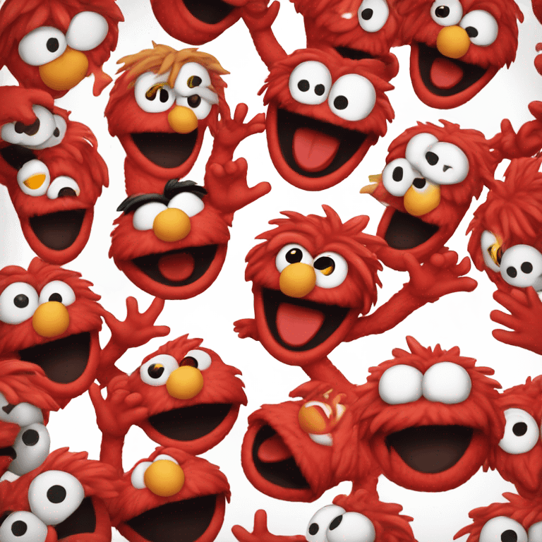 Elmo scream  emoji