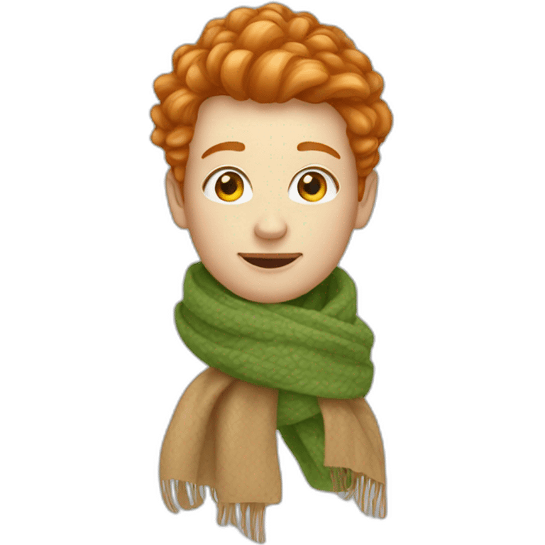 ginger root with scarf emoji