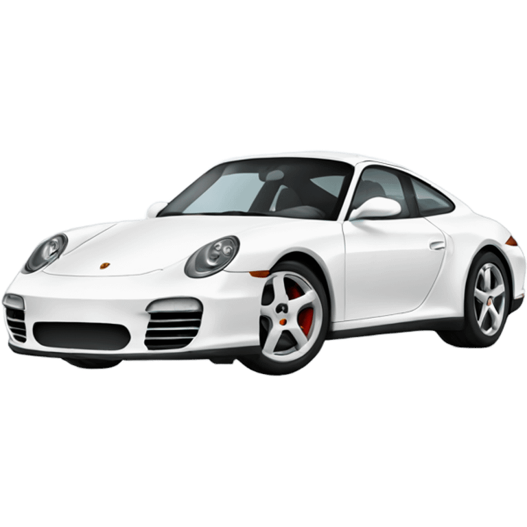 White porsche emoji