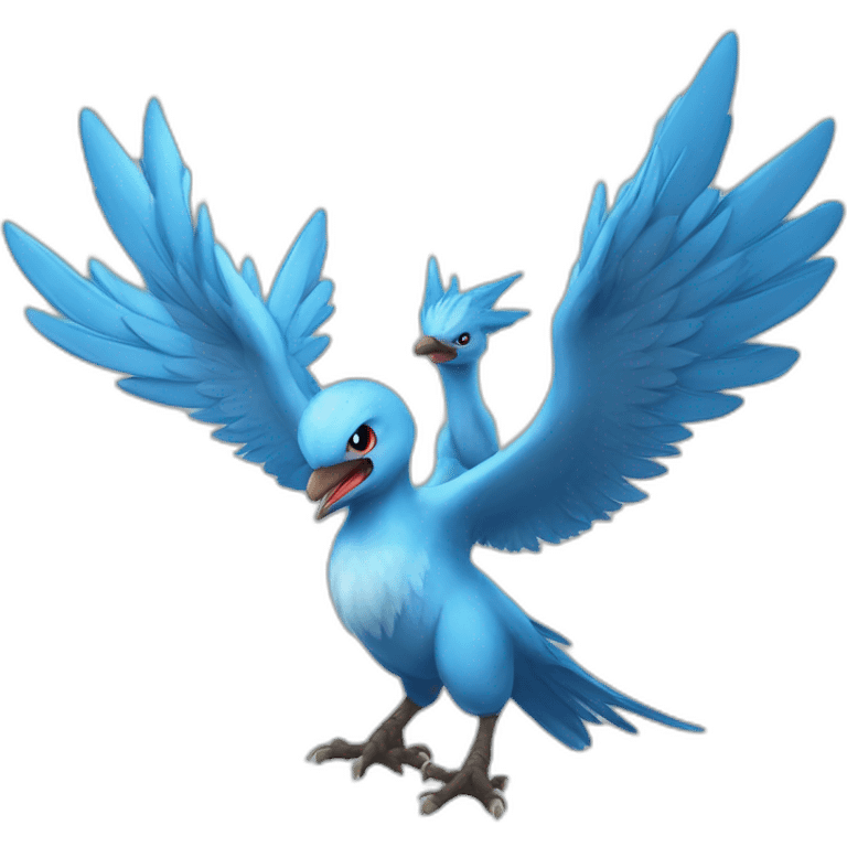 crazy funny stupid Articuno pokemon baby's realistic emoji