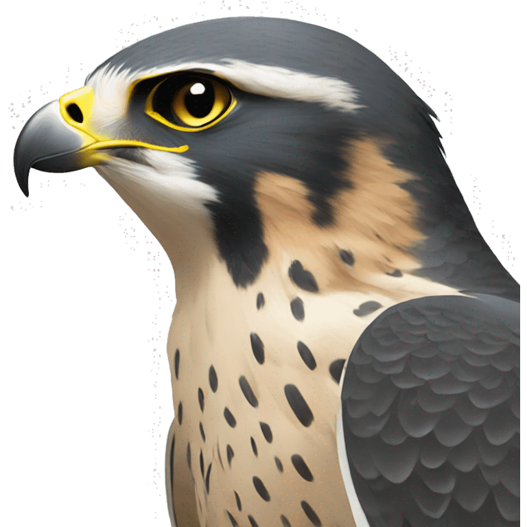 peregrine falcon with ht emoji