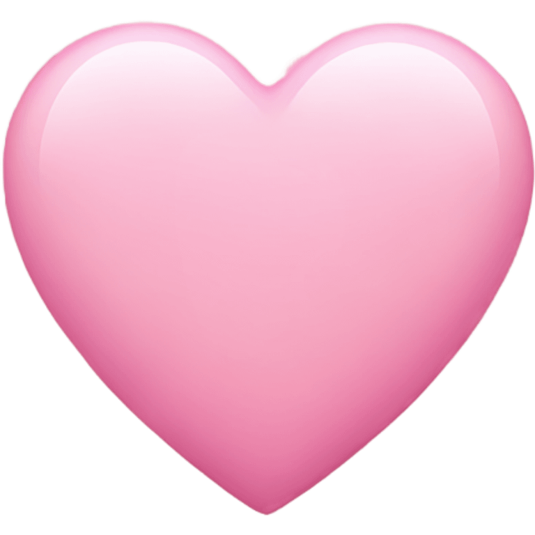 lighter pink heart  emoji