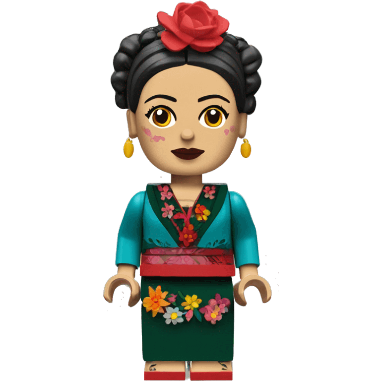 Frida Kahlo lego full body emoji