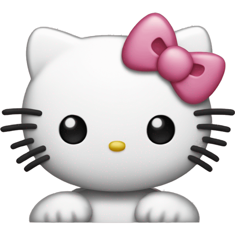 Hello kitty and sad emoji