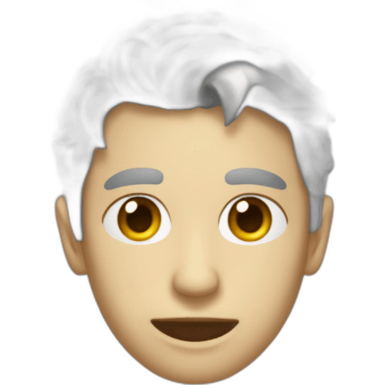 Persona sin pelo en la cabeza emoji