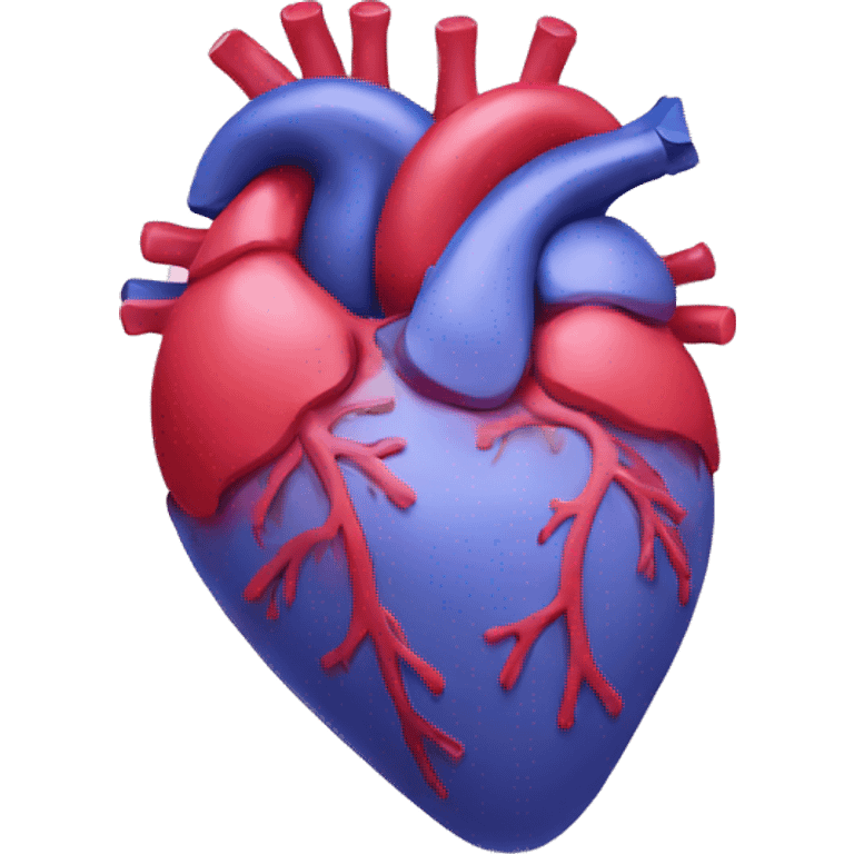 a heart anatomy emoji