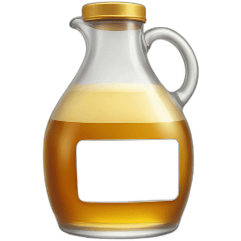 Glass jug of golden syrup emoji