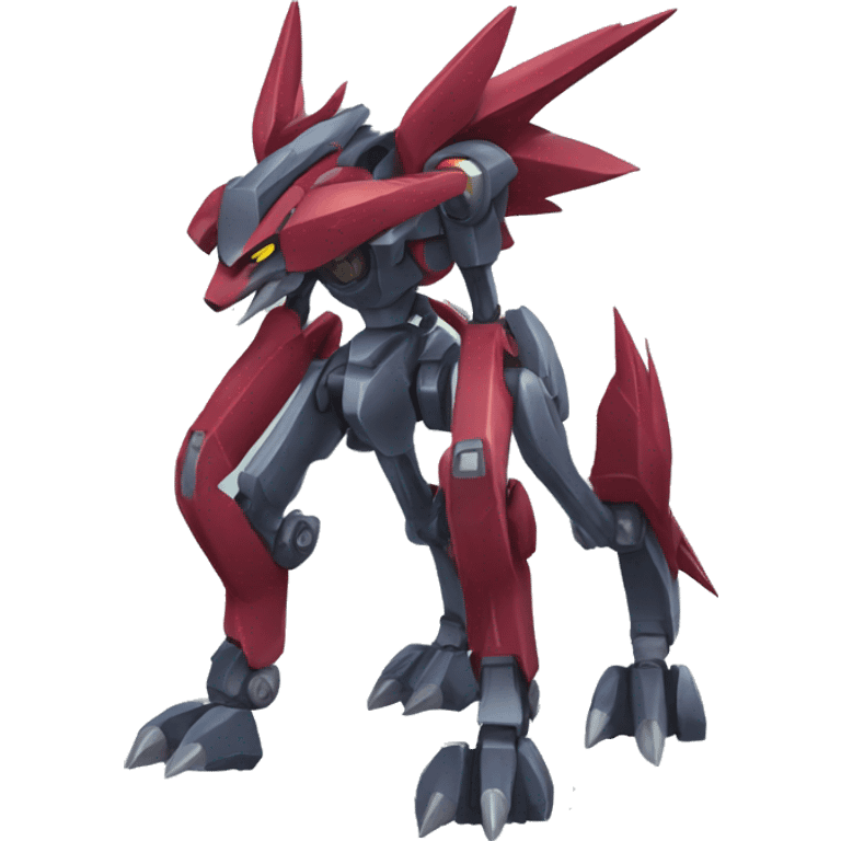 Bisharp-Zoroark-medabot-Mecha full body emoji