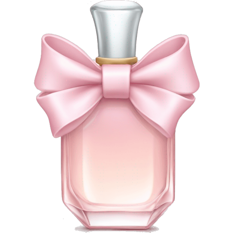 Light pale pink bow perfume bottle emoji