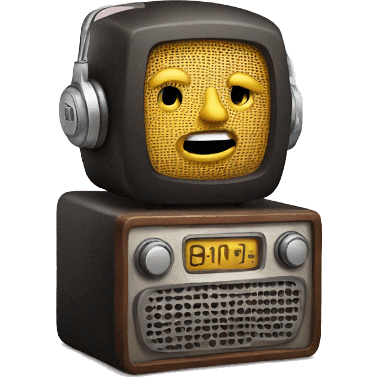 Fun radio emoji