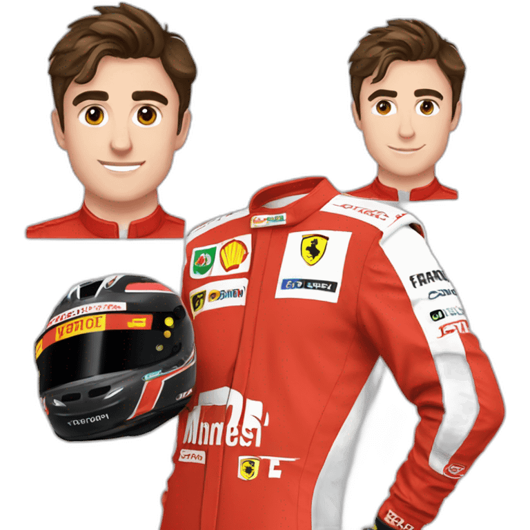 Charles Leclerc Ferrari emoji