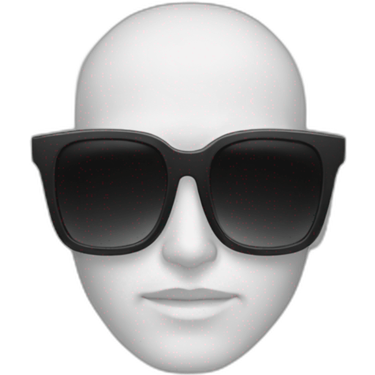 Emoji Neo of matrix with sunglasses emoji