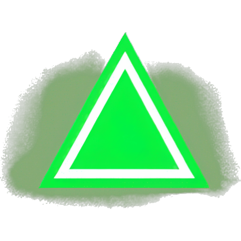 up triangle green emoji