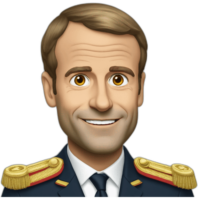 tete de Emmanuel Macron emoji