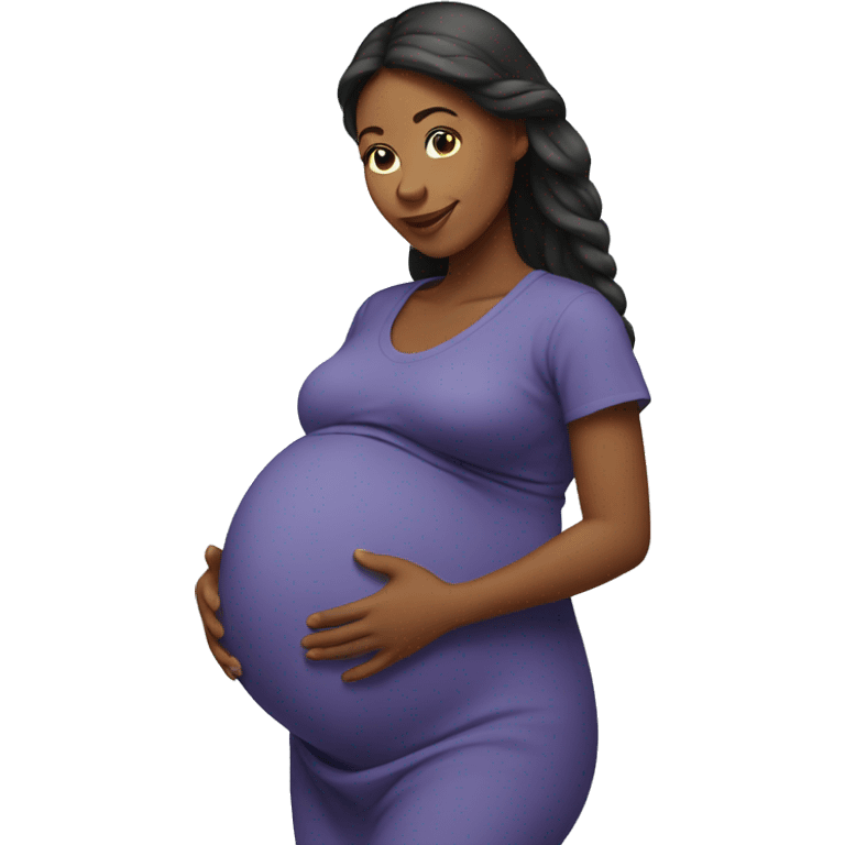 Pregnant mom  emoji