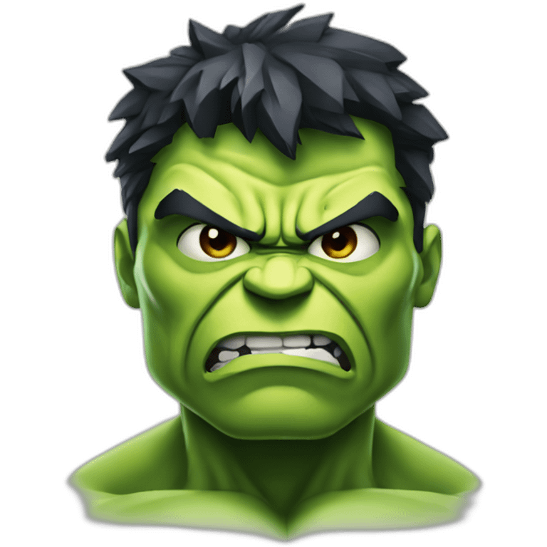 Hulk angry emoji