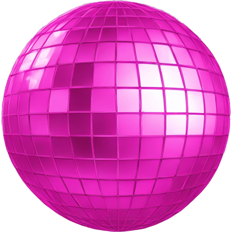 Pink disco ball emoji