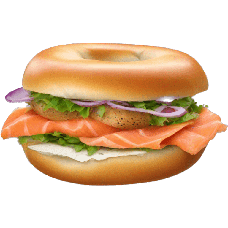 Lox bagel sandwich emoji