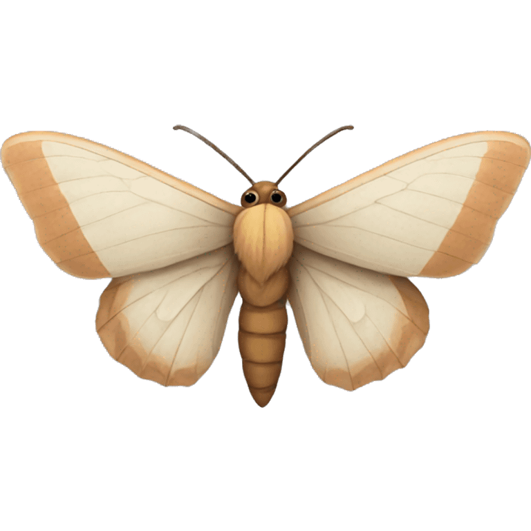 Beautiful moth emoji