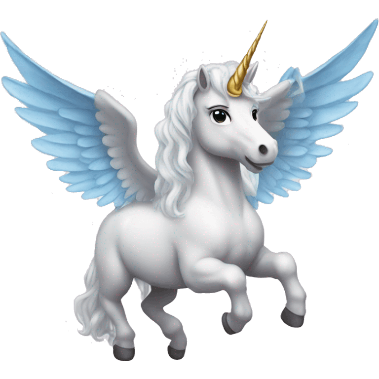 Winged unicorn emoji