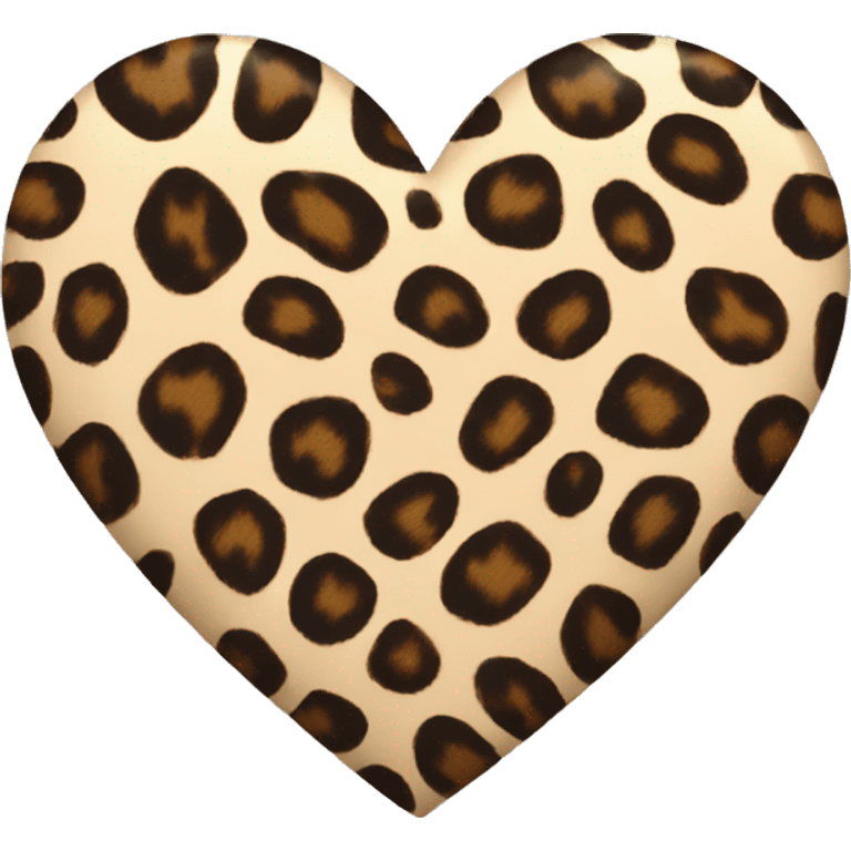 heart with leopard print  emoji