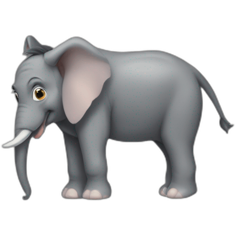 Elephant donkey emoji