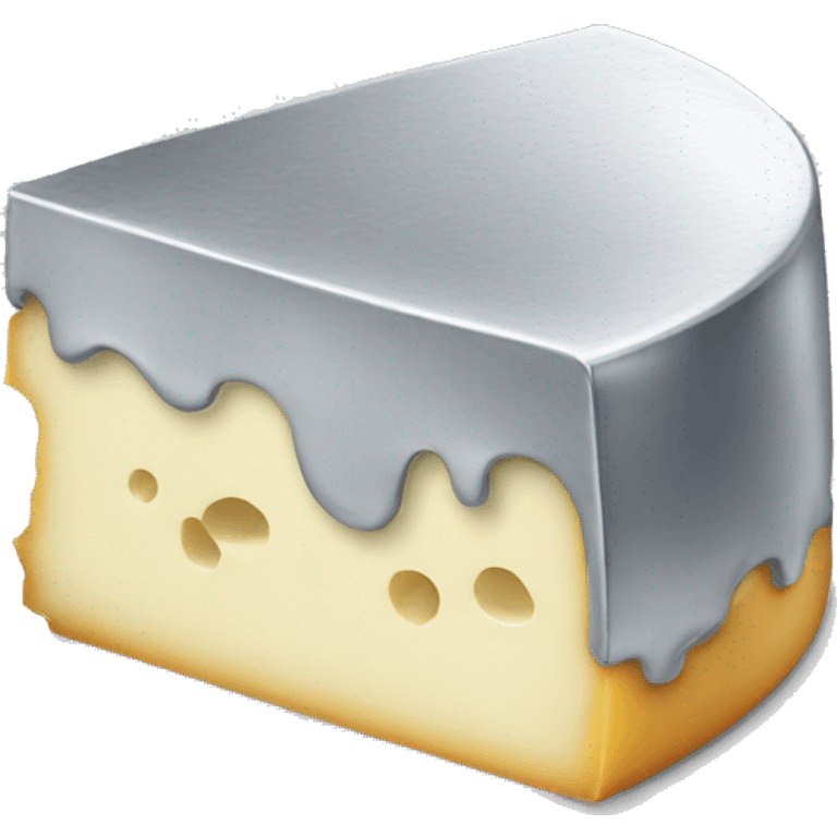 silver cheese emoji