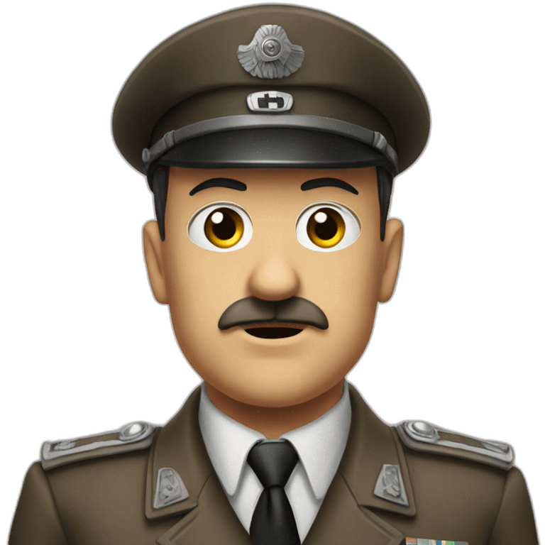 Hitler pas content emoji