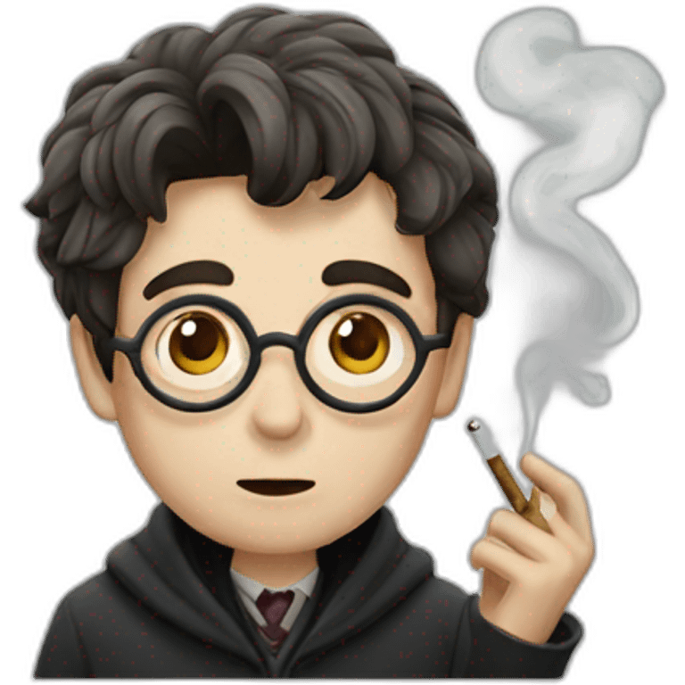 Harry Potter smoking emoji