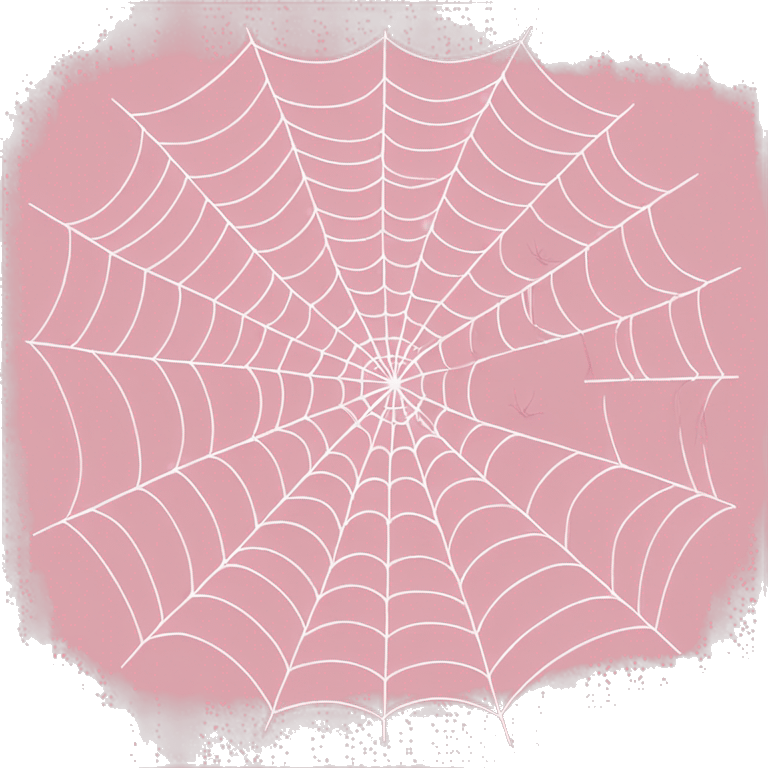 spider web soft pink color  emoji