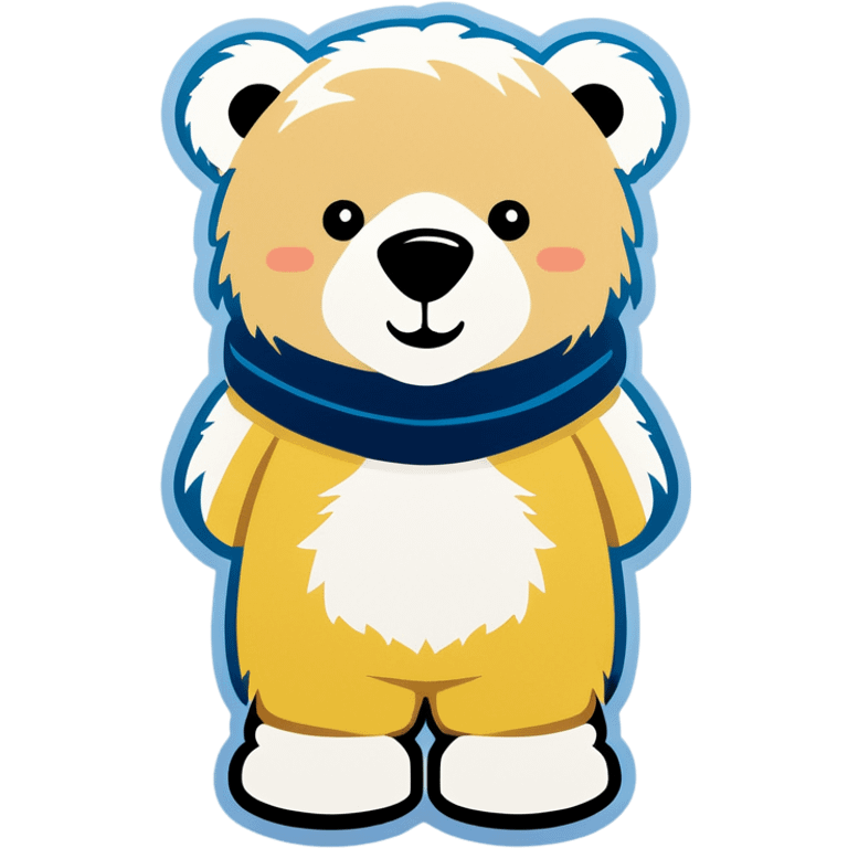 polar bear wear ugg tasman emoji