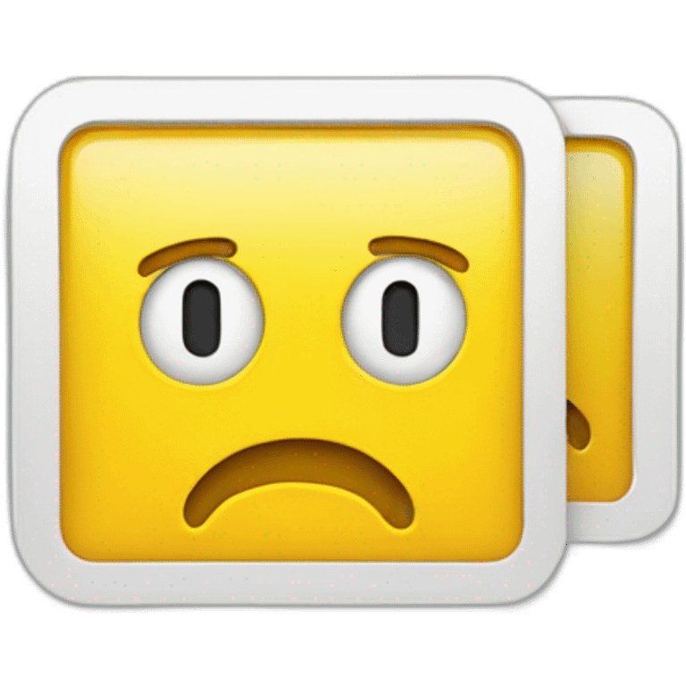 mobile sim card running not happy emoji