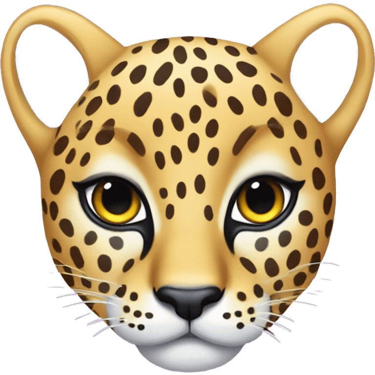 lisa frank cheetah emoji