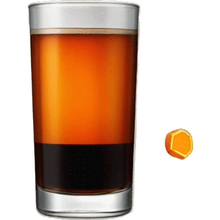 jagermeister with orange on the top emoji