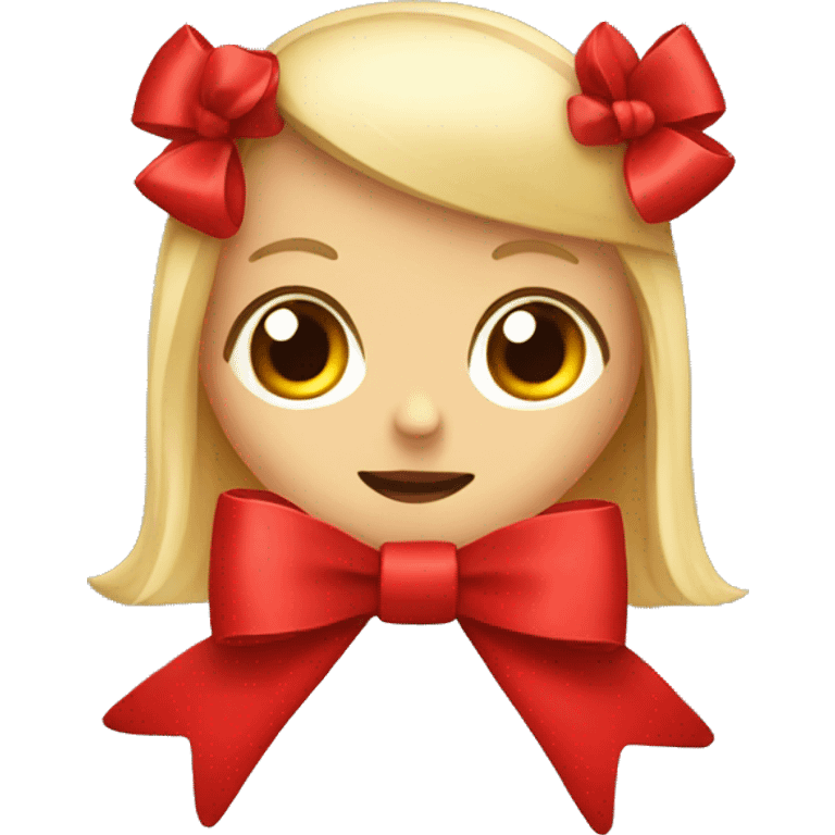 Red bow emoji