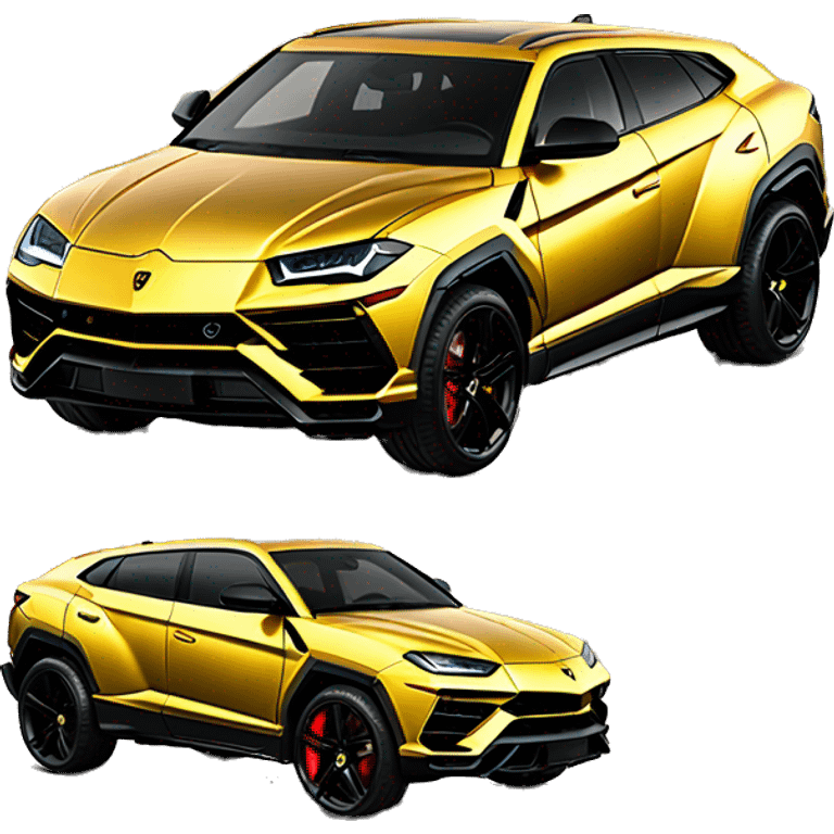 Lamborghini Urus gold emoji