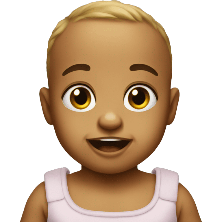 Weird baby emoji