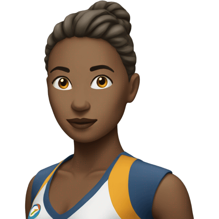 A woman champion emoji