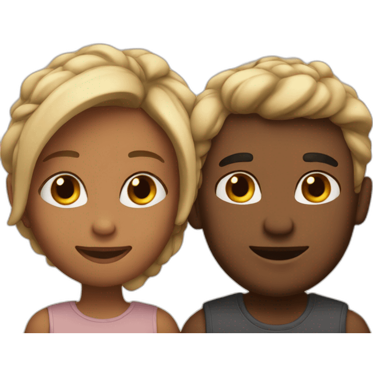 Couple in love emoji