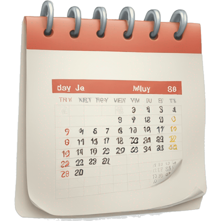 calendar emoji