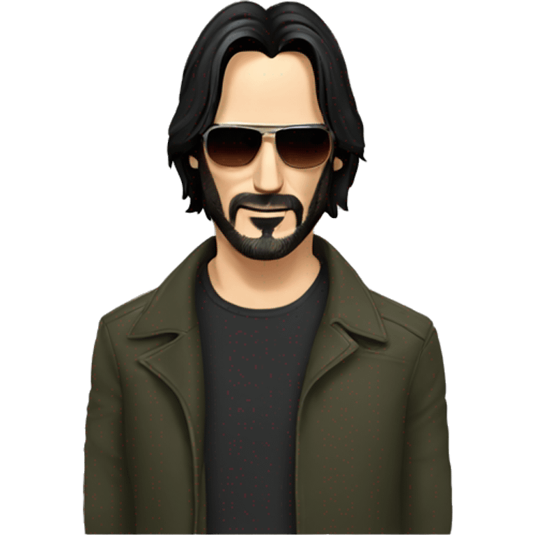 Keanu Reeves with Sunglasses emoji