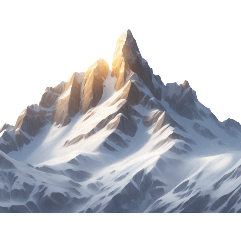 Snowy mountain  emoji