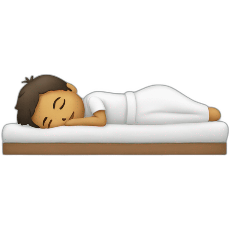 young guy sleeping emoji