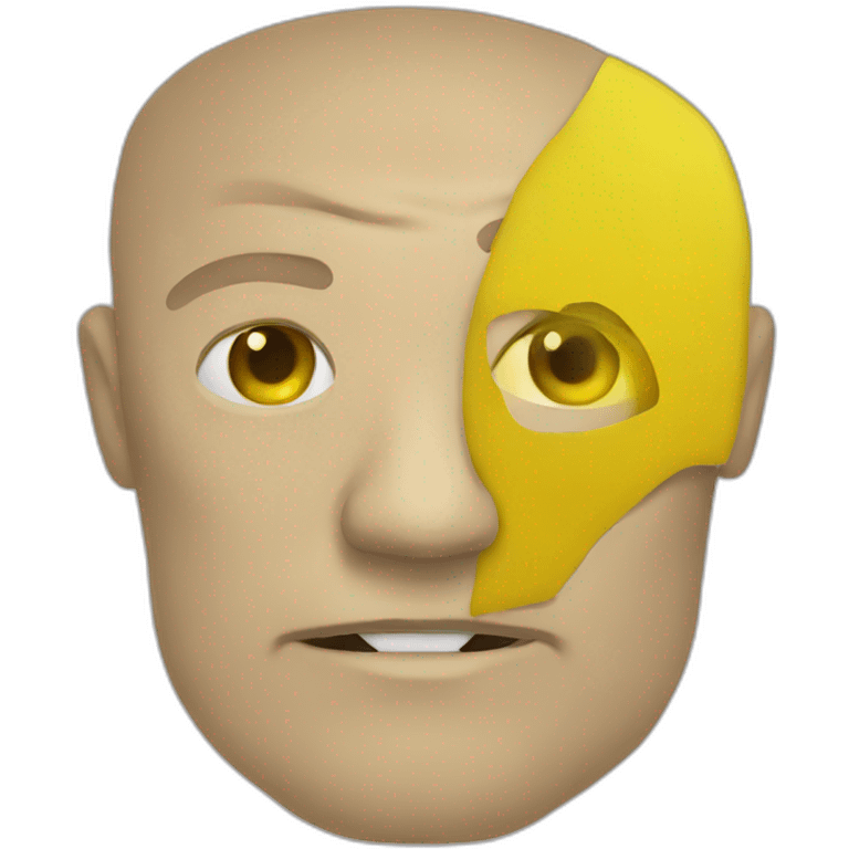 yellow face mma emoji