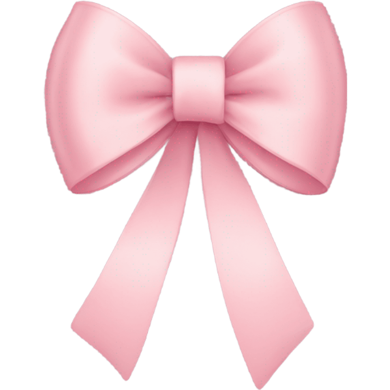 light pink ribbon bow emoji