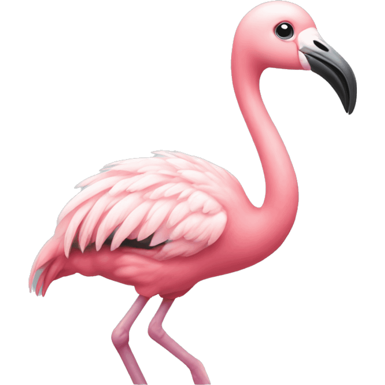 Baby flamingo emoji