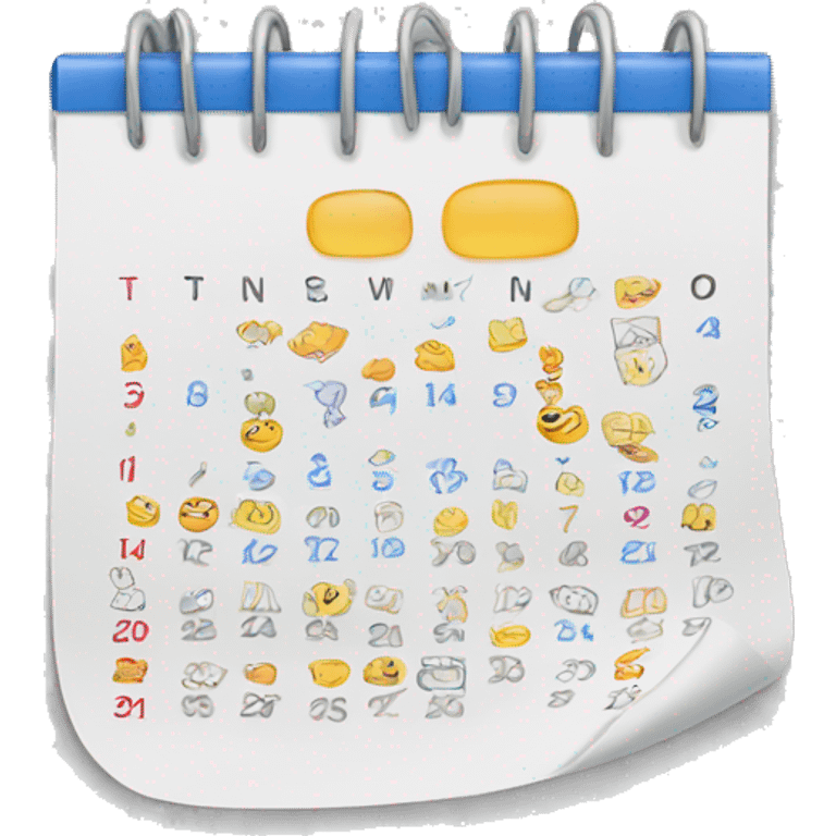 calendar emoji