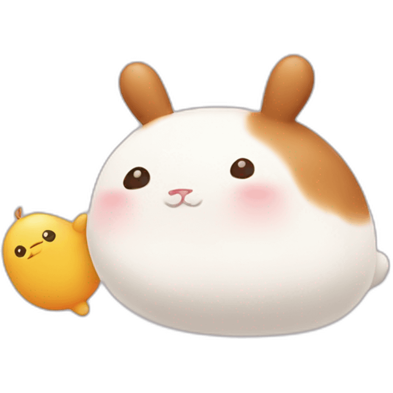 Molang and Piu piu emoji